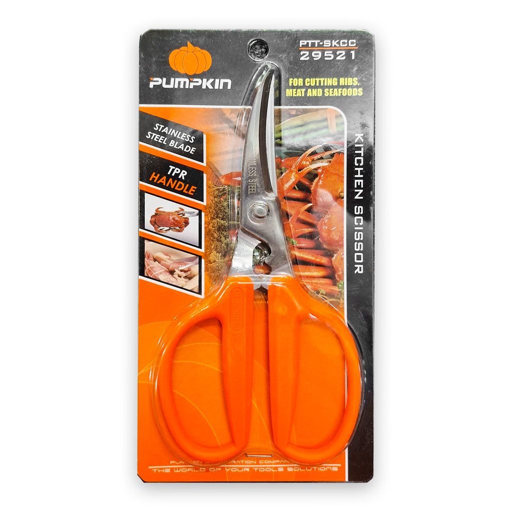 🧡พร้อมส่ง🧡กรรไกรสแตนเลส ตัดอเนกประสงค์ PUMPKIN (29521) - รูปที่ 2