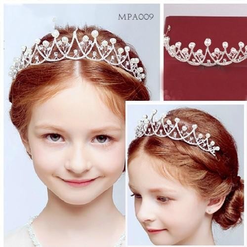 Crown Tiara เครื่องประดับผม Princess Crown ผู้หญิง MPA009