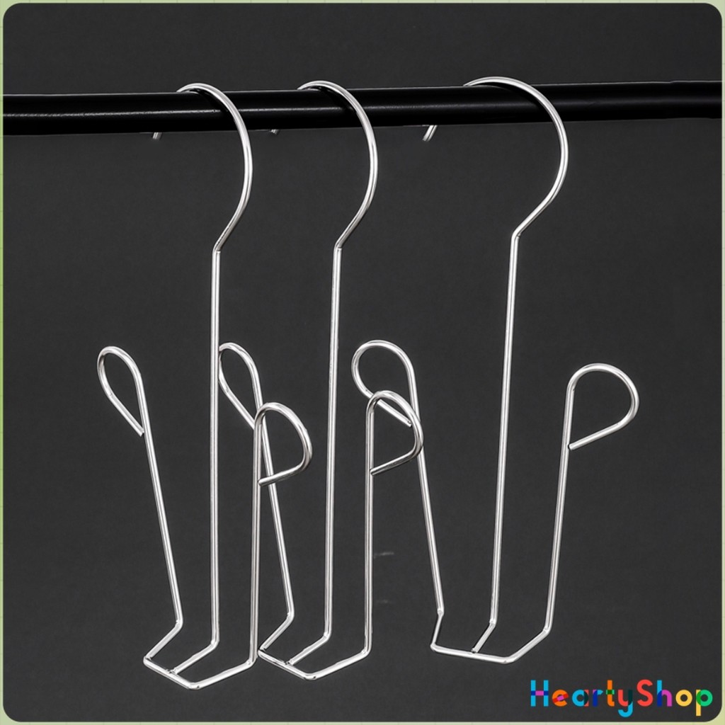 H.S 1 ชิ้น สแตนเลส ไม้แขวนรองเท้า  ที่ตากรองเท้า  สินค้าพร้อมส่งในไทย Shoe drying rack ราคา ถูกที่สุด ดีลบีเคเค แกลเลอรีภาพที่ 7