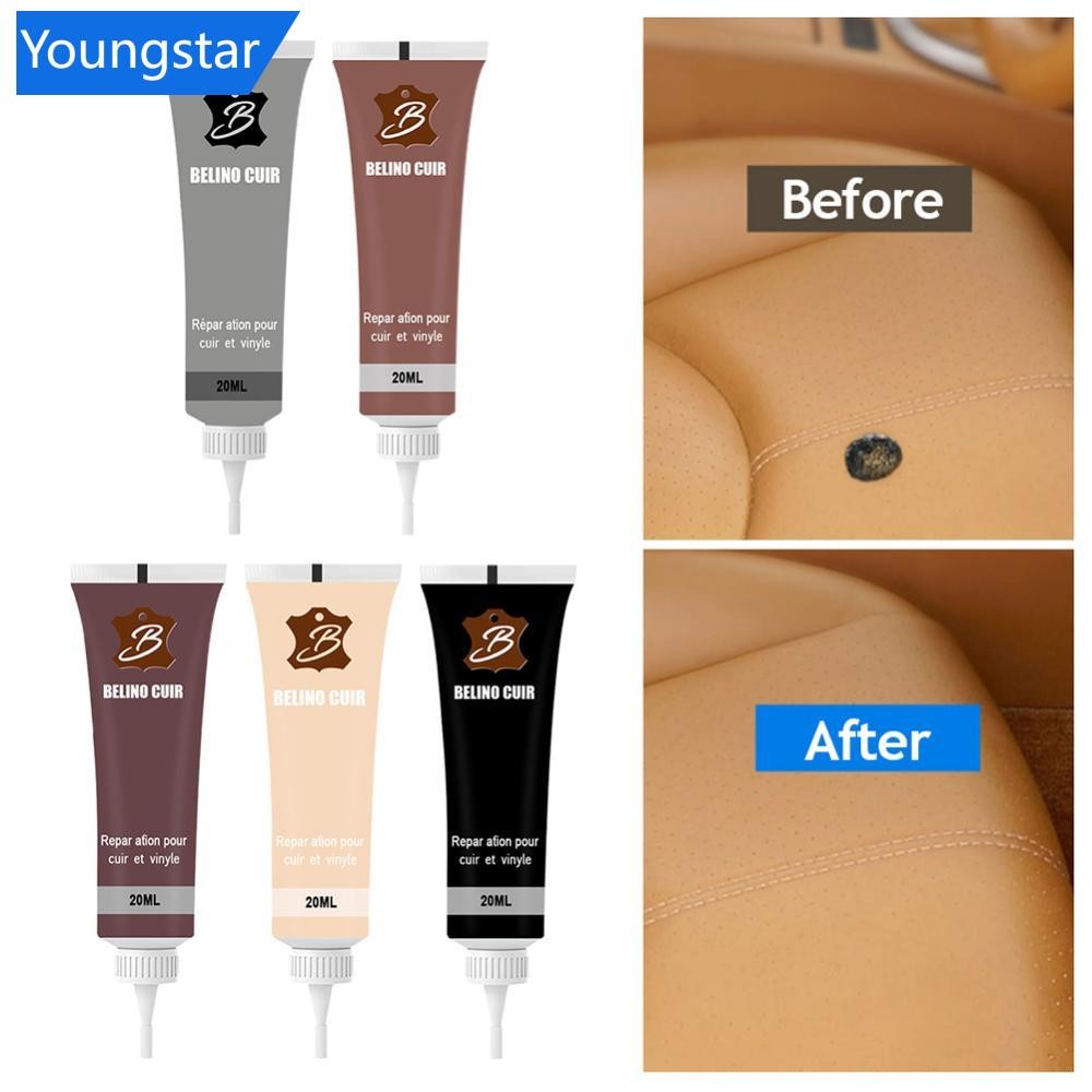 FYY 20Ml รถซ่อมรอยขีดข่วน Cracks หนังซ่อมเจลรถบ้านที่นั่งโซฟาหนังเสริม Refurbishing ครีมซ่อมวาง