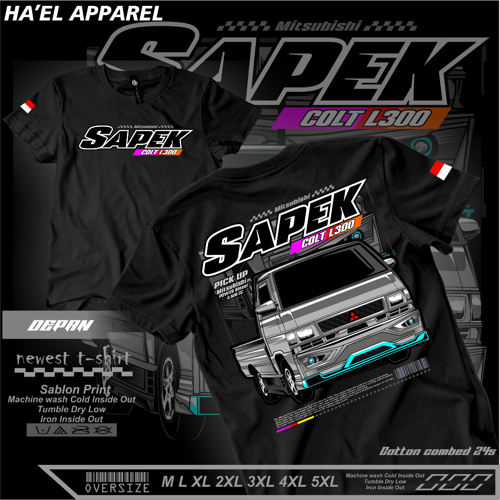 เสื้อยืด "L300 PICUP" DRIVER SHIRT | VIRAL เสื้อยืดชายจัมโบ้ "SAPEK"