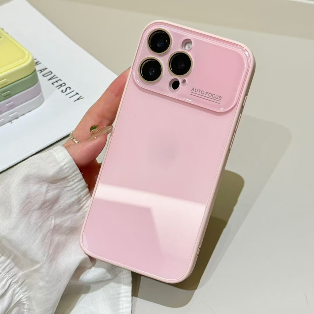 เคสโทรศัพท์กระจก ไครโอ-เย็น หรูหรา -หน้าต่างกระจายความร้อนขนาดใหญ่พร้อมการป้องกันเกรดทหารเข้ากันได้กับ ไอโฟน 17/11/12/13/14/15/16 มือโปร สูงสุด