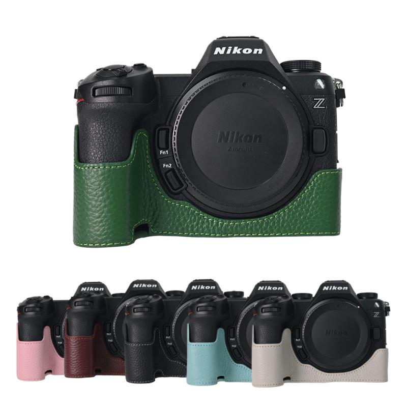 Z63 ของแท้หนังกล้องครึ่งสําหรับ Nikon Z6III Z6 Mark III แบตเตอรี่เปิดฝาครอบด้านล่าง