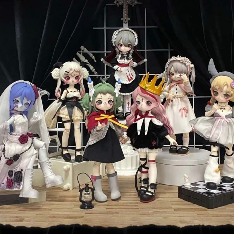Nyssa Nisa Strange Nightmare Horror Blind Box Series BJD Blind Box Movable Figurine ของเล่นอินเทรนด์