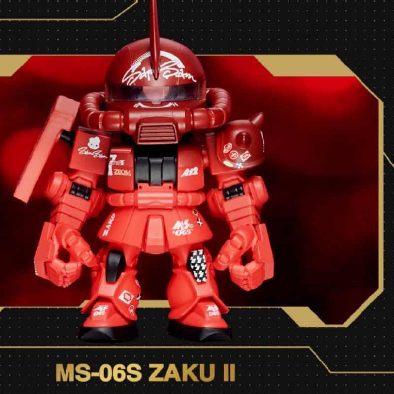 Bandai QMSV Mini 5th Anniversary Commemorative Series Artist Freedom Gundam Wing Original Zaku Blind