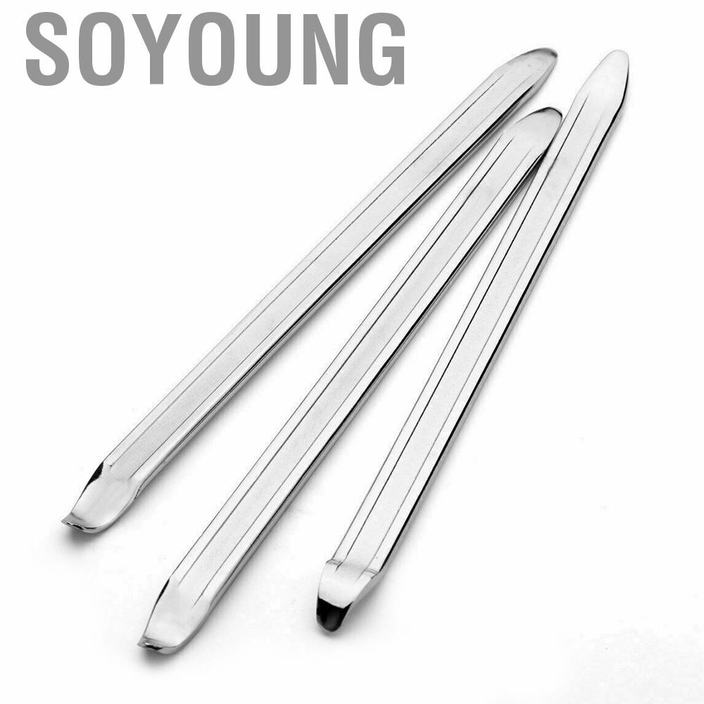Soyoung Soyoung-th 3pcs 11.81in Galvanized Type Auto Motorbike Tire Spoon