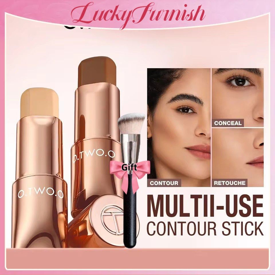 COD [ของขวัญฟรี]O.TWO.O คอนทัวร์สติ๊กครีม ติดทนนาน น้ำหนักเบา เพิ่มความกระจ่างใส แท่ง ง่ายต่อการปั้น