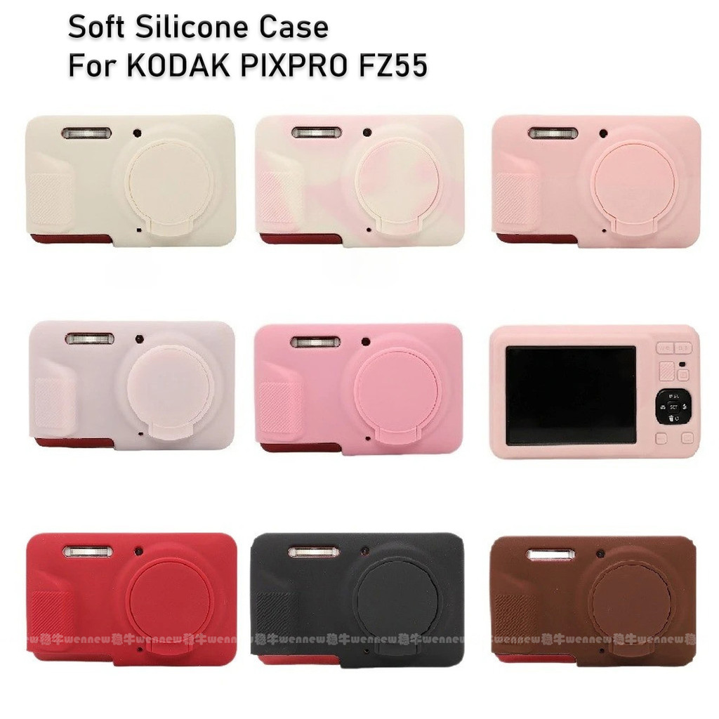 FZ55 เคสซิลิโคนเคสกล้องสําหรับ KODAK PIXPRO FZ55 ปลอกกล้องดิจิตอล