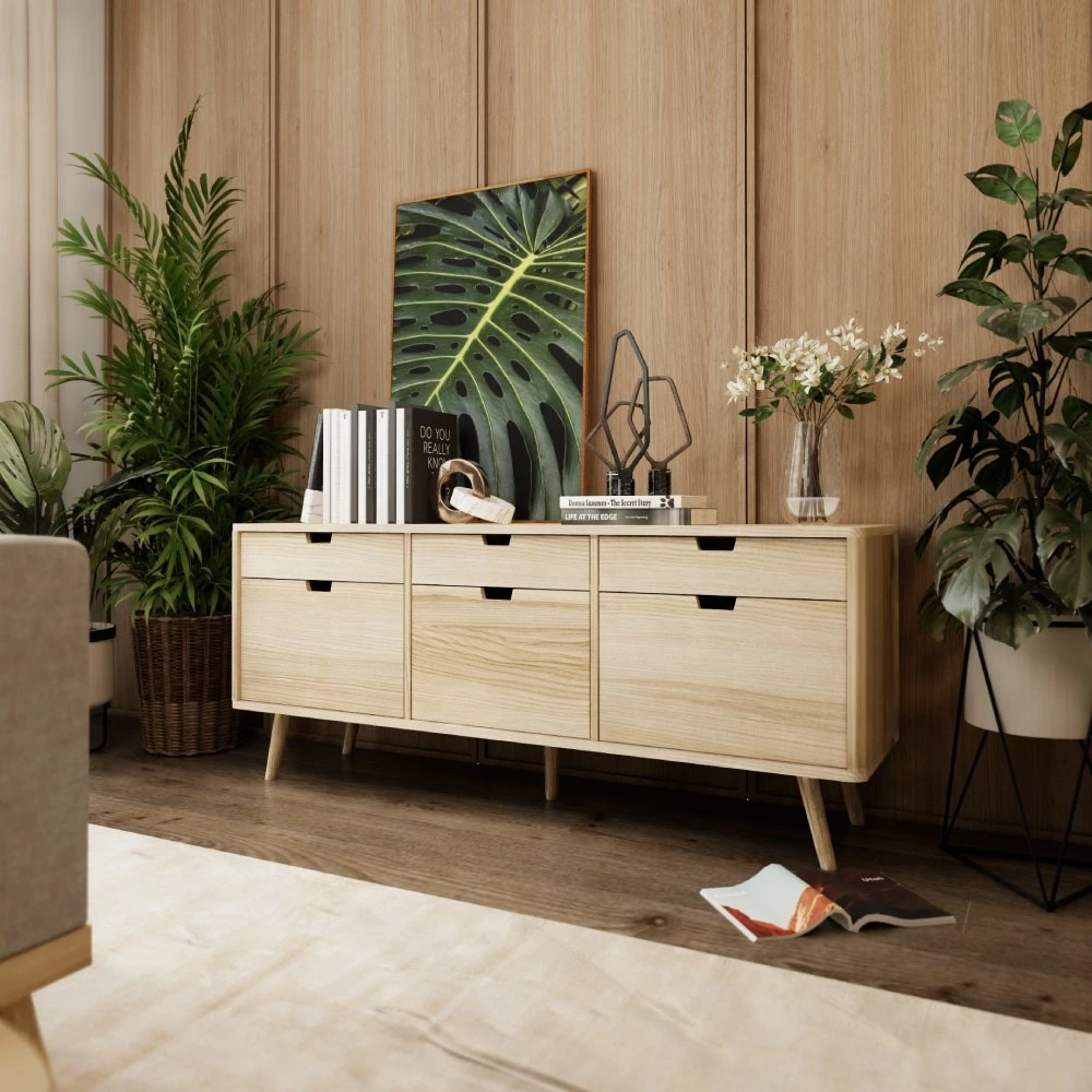 Koncept Furniture ไซด์บอร์ด PLAY รุ่น WIB สีลินเบิร์ก (150x45x63 ซม.) แบรนด์ KONCEPT FURNITURE