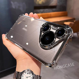 เคสโทรศัพท์สําหรับ Huawei Pura 80 Pro + Ultra Pura80/80Pro/80Pro + Pura80Ultra Plus 5G 2025 Clear Soft เคสป้องกันกันกระแทกฝาหลัง