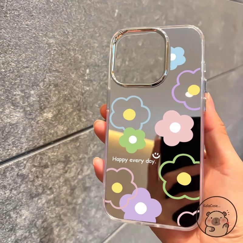 ฤดูใบไม้ผลิดอกไม้ยิ้มดอกไม้สําหรับ Xiaomi 15T 15S 15 Ultra 14T 14 13T 12T 12S 13 Ultra 12 Mi 11 11T 10T Pro Lite 12X Civi 5 4 Pro 3 2 1s หวานเกาหลีแฟชั่นน่ารัก