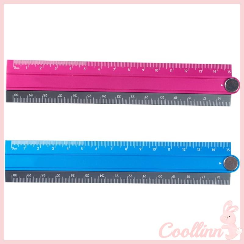 Aluminum  Rule  Metal Foldable Rule  Multifunction DIY Drawing Rule  for Kid