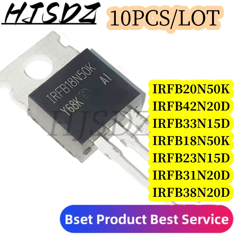 1-5PCS IRFB38N20D FB38N20D IRFB38N20 IRFB23N15D IRFB31N20D IRFB33N15D IRFB42N20D IRFB18N50K IRFB20B3