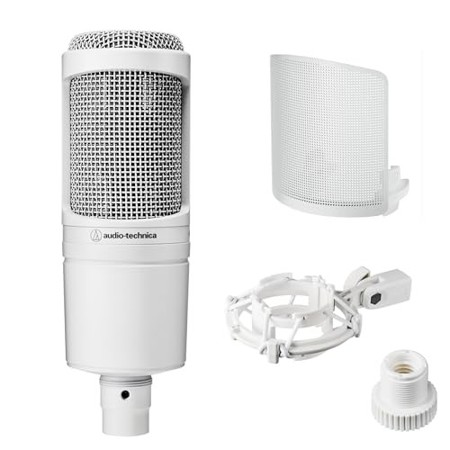 Audio-Technica AT2020 CWH  XLR  Video Streaming, Home