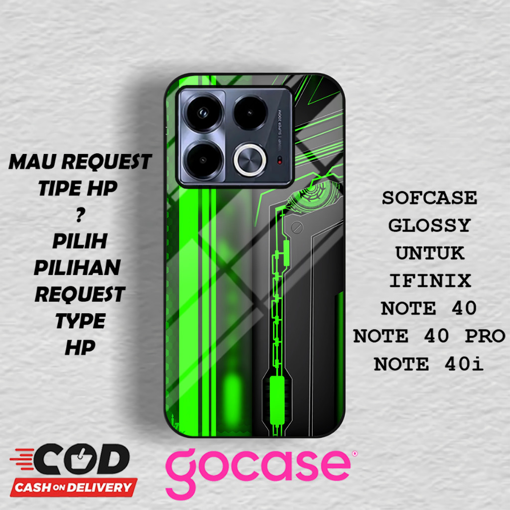 ( GC 3 ) Softcase Glossy สําหรับ INFINIX NOTE 40 l NOTE 40 PRO l NOTE 40 PRO + PLUS l HOT 40 l HOT 4