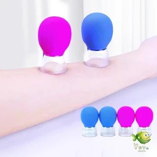 YOYO 1 ชิ้น เครื่องมือความงามบนใบหน้า เครื่องนวดสูญญากาศ Facial Cupping Machine