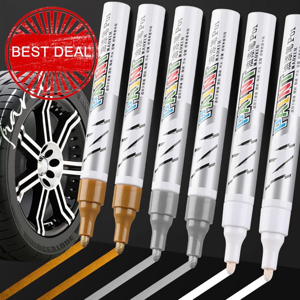 รถจัดแต่งทรงผม Scratch Repair ปากกา Auto Touch Up ปากกาสีเติม Remover รถ Tyre Paint Marker A8s7