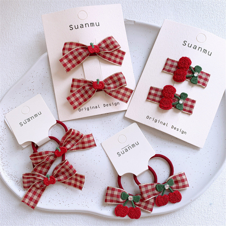 กิ๊บโบว์เชอร์รี่ สไตล์หวาน มีเสนห์