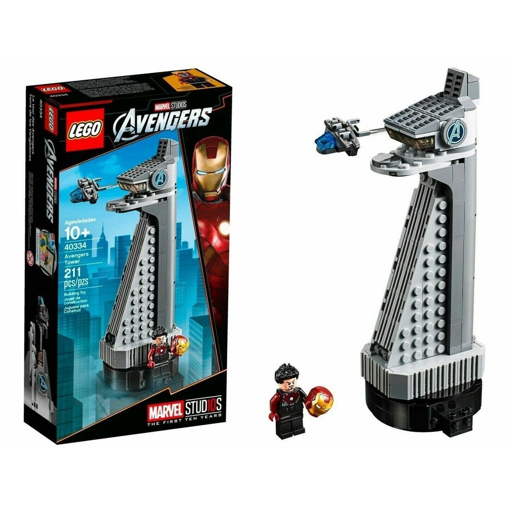 Lego Avengers Tower # 40334 (หายากมาก) NEW Sealed American Promo VHTF (Vaulted)