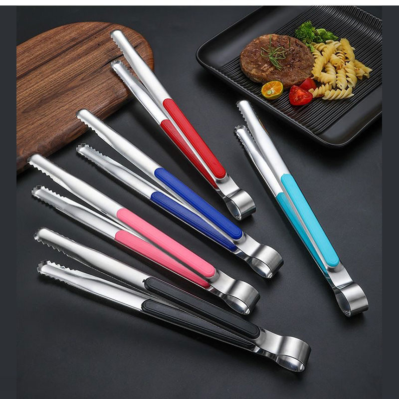 ที่คีบอาหาร  สเตนเลสแท้ ใหม่!แบบฟันปลา คีมคีบอาหาร ที่คีบน้ำแข็ง ที่คีบ ไม้คีบอาหาร แหนบ Bbq - รูปที่ 6