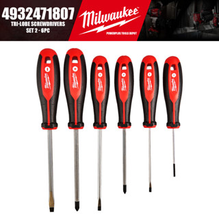 มิลวอกี 4932471807 ไขควง Tri-Lobe ชุดเครื่องมือช่าง 2 - 6PC