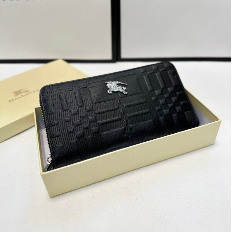 กระเป๋าถือสไตล์ใหม่ Unisex Cowhide Multi-Card Slot ความจุขนาดใหญ่พร้อมกล่อง BU333333- 59YP20250815