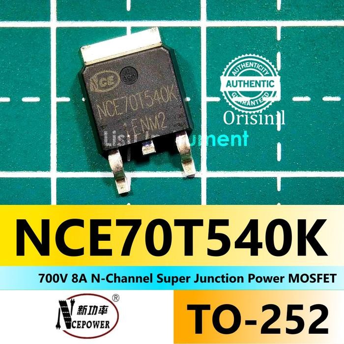 NCE70T540K 700V 8A N-Channel Super Junction Power MOSFET TO-252 NCE ต้นฉบับ
