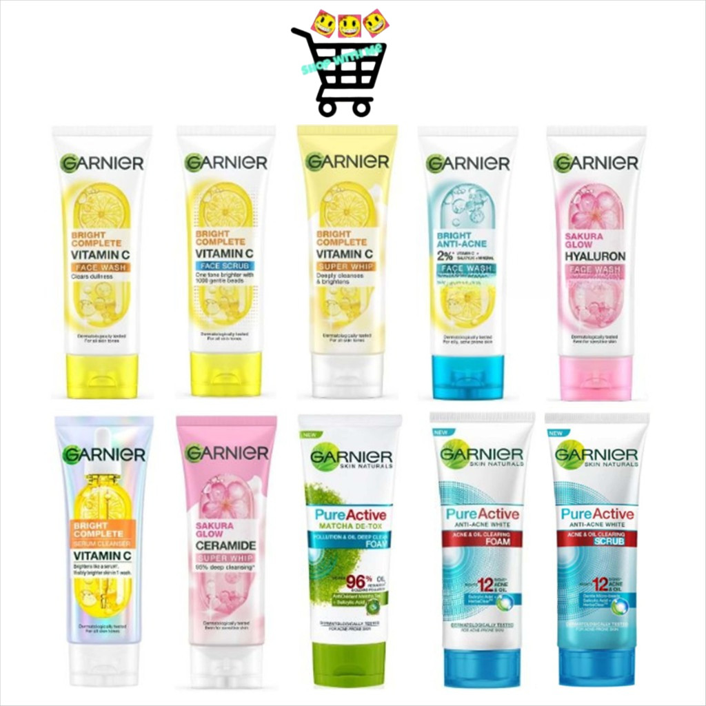 Garnier โฟมล้างหน้า การ์นิเย่ ผลิตภัณฑ์ทำความสะอาดผิวหน้า เพื่อผิวดูกระจ่างใส มีให้เลือกหลายสูตร