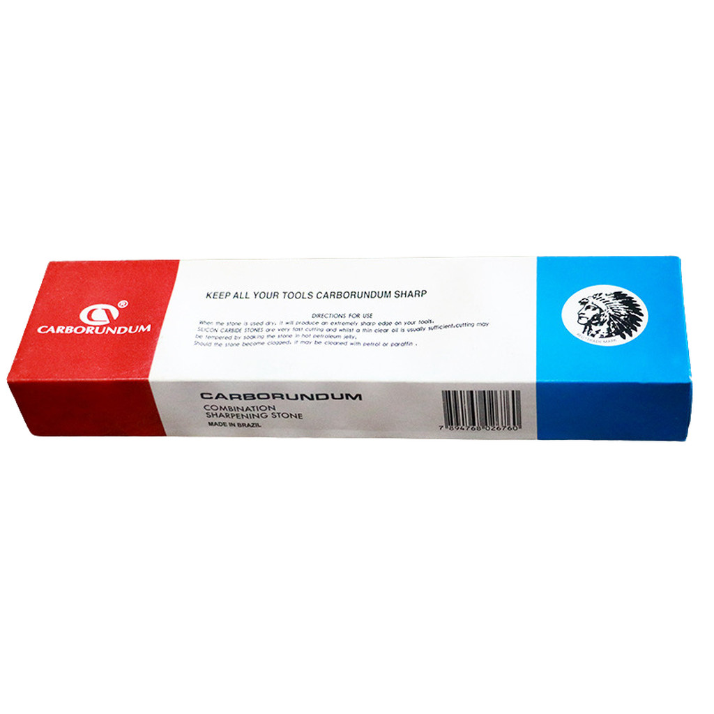 หินลับมีด 2 หน้า แบบหยาบและละเอียด อย่างดี ตราคนป่า [ขายปลีก/ส่ง]