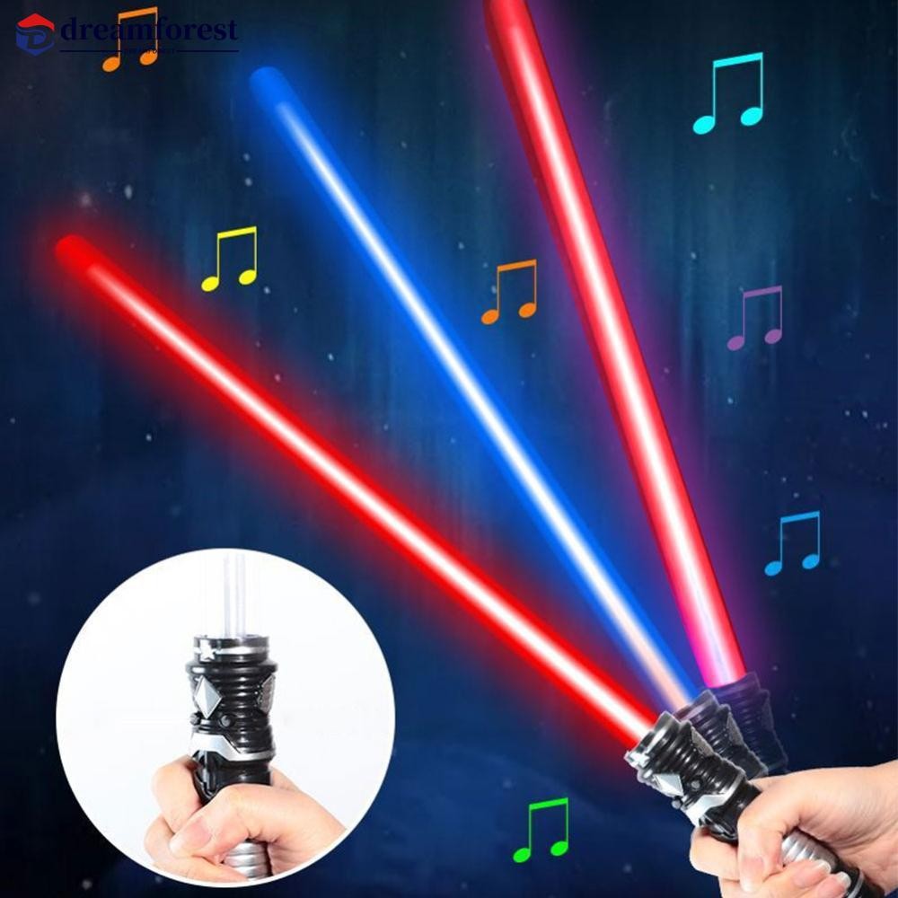 DFS Star Wars Lightsaber Force Dueling แบตเตอรี่ขับเคลื่อนเสียงโลหะ Handle คอสเพลย์ Luminous ของเล่น