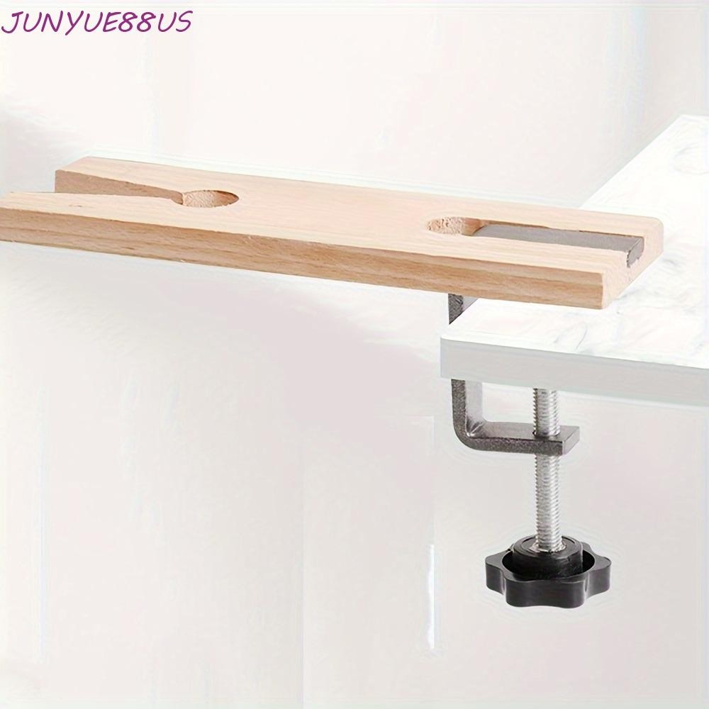 JUNYUE88US Workbench แคลมป์ไม้, ปรับแบบพกพา Bench Pin Clamp ชุด, Jewelers การประมวลผลเครื่องมือไม้เน