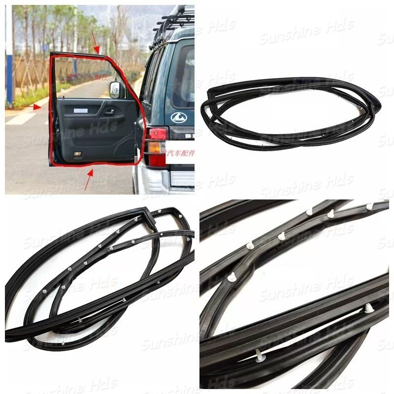 ยางประตู Weather Strip สําหรับ Mitsubishi Pajero Gen2/FM