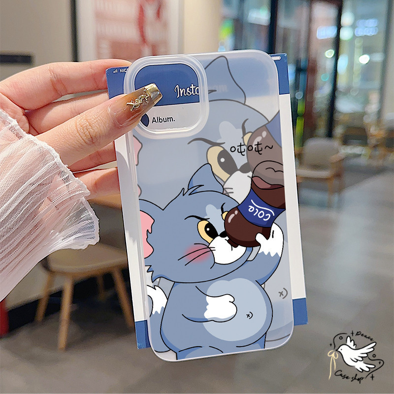 COD-ในไทย💥เคสน่ารัก แมวน่ารัก For iPhone 7 8 X 11 12 13 14 15 16 PRO MAX X XS XR 16 Plus กรณีโทรศัพท์ซิลิโคนด้าน Unisex