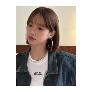 [แถมฟรี กล่อง+ถุง] LANNA ADORN ต่างหูห่วง มินิมอล S925 ก้านเงินแท้ กันแพ้ ทรงวงกลมวินเทจ มีหลายขนาด แฟชั่นเกาหลี