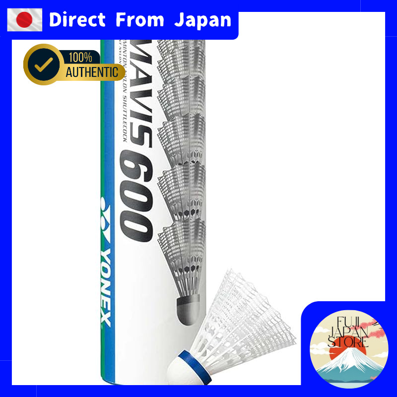 YONEX Nylon Badminton Shuttlecock Mavis 600P - 6 Pack【Direct from Japan】

