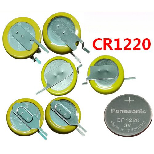 ✨ แบตเตอรี่นิกเกิล-ลิเทียม Panasonic CR1220 3V 17มิลลิแอมป์ สำหรับเปลี่ยน ML1220 มีขาเชื่อม ทนอุณหภู