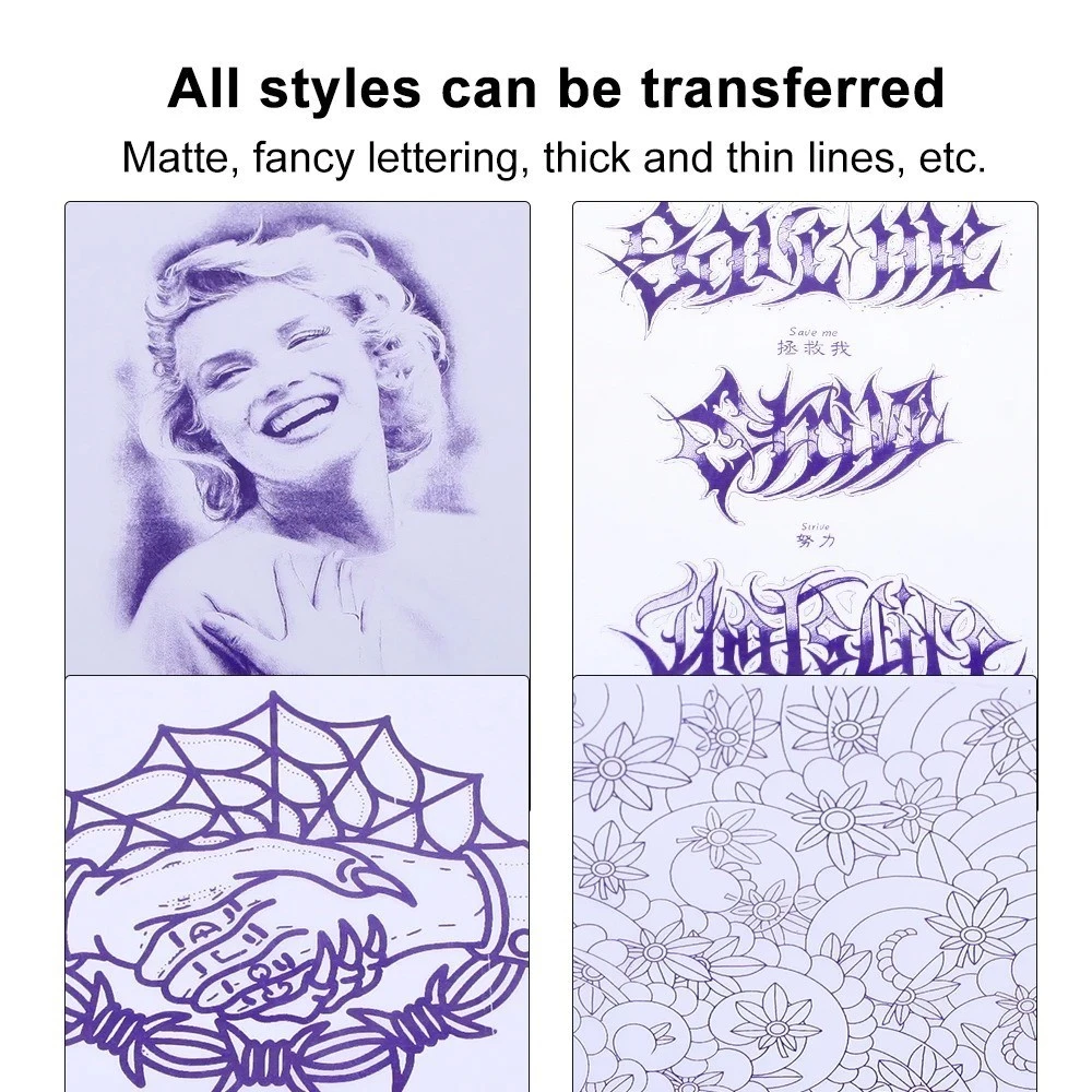 Aimo T08FS สายบลูทูธพิมพ์ความร้อน A4 Tattoo Line Art Transfer Machine เหมาะสําหรับอุปกรณ์สักทั้งหมดสมาร์ทโฟนและพีซี thumbnail 5