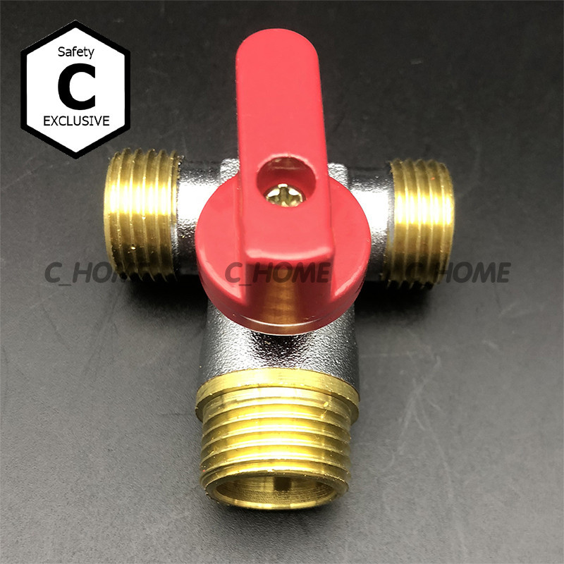 สต๊อปวาล์ว มินิบอลวาล์ว 3ทาง mini ball valve 3 way 4 หุน 1/2