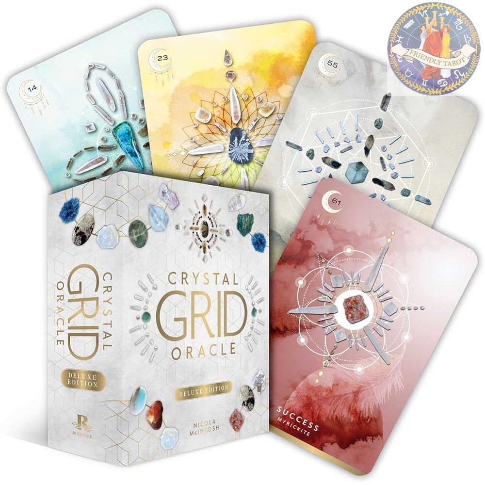 {ไพ่แท้ลิขสิทธิ์} ไพ่ออราเคิล ชุด CRYSTAL GRID ORACLE (DELUXE EDITION)