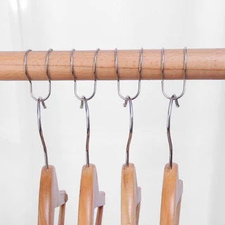 Anti-drop, Anti-Slip-โลหะราวแขวนเสื้อผ้าคงที่ตะขอแขวน-คงที่แห้งหนีบผ้า-10ชิ้นสแตนเลสกันลมซักรีดแขวนหัวเข็มขัด-อุปกรณ์ในครัวเรือน