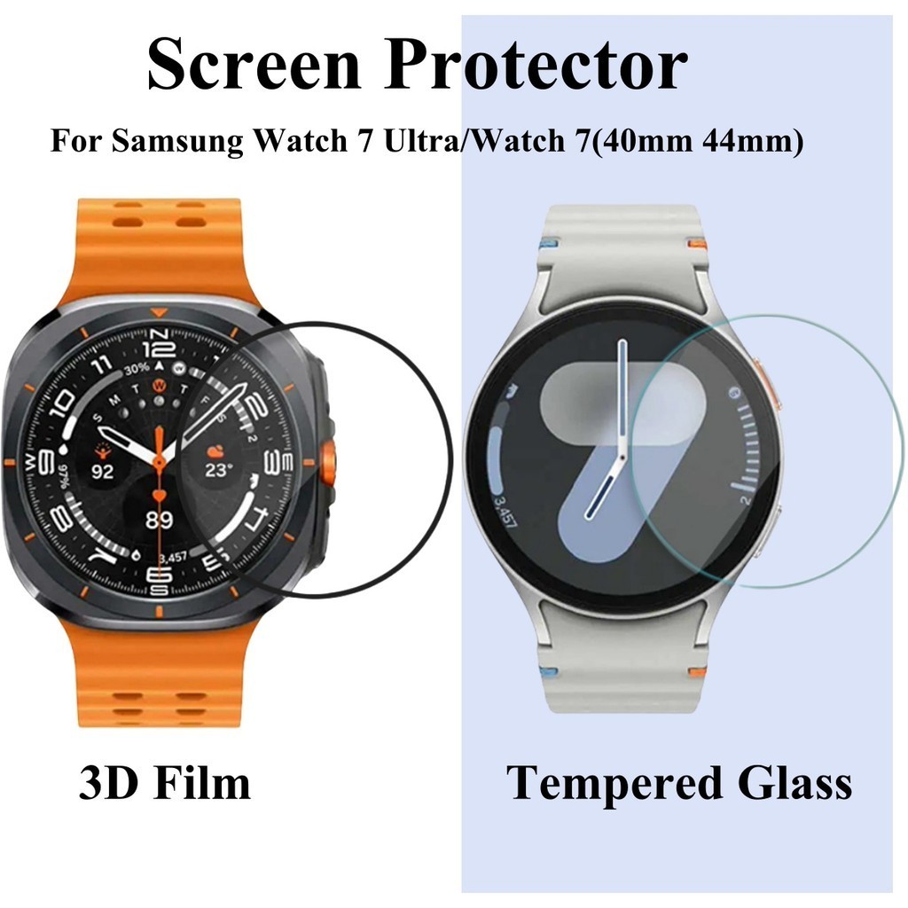 SAMSUNG 3ชิ้นฟิล์มสําหรับ ซัมซุง นาฬิกา8 7/ดูอัลตร้าป้องกันหน้าจอ3ง ฟิล์มสําหรับ ซัมซุง นาฬิกา8 7 6 44/40มิลลิเมตร/พิเศษ47มิลลิเมตร/8คลาสสิกกระจกคว