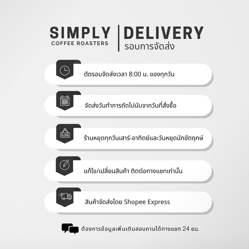 🔥 กาแฟปางขอน (Pangkhon) จ.เชียงราย อาราบิก้า 100% กาแฟคั่วใหม่ Simply Coffee Roasters - รูปที่ 3