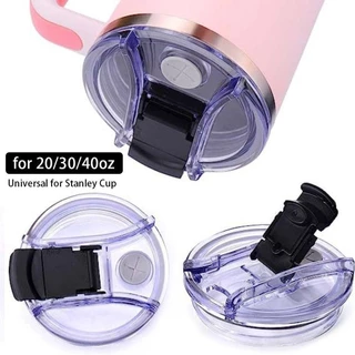 Sutee 1 ชิ้นถ้วยแก้ว, 20/30/40 ออนซ์ Splash Proof ฝาครอบขวด, สําหรับถ้วยพร้อมที่จับ Multicolor Themos Tumbler ฝาพลาสติก