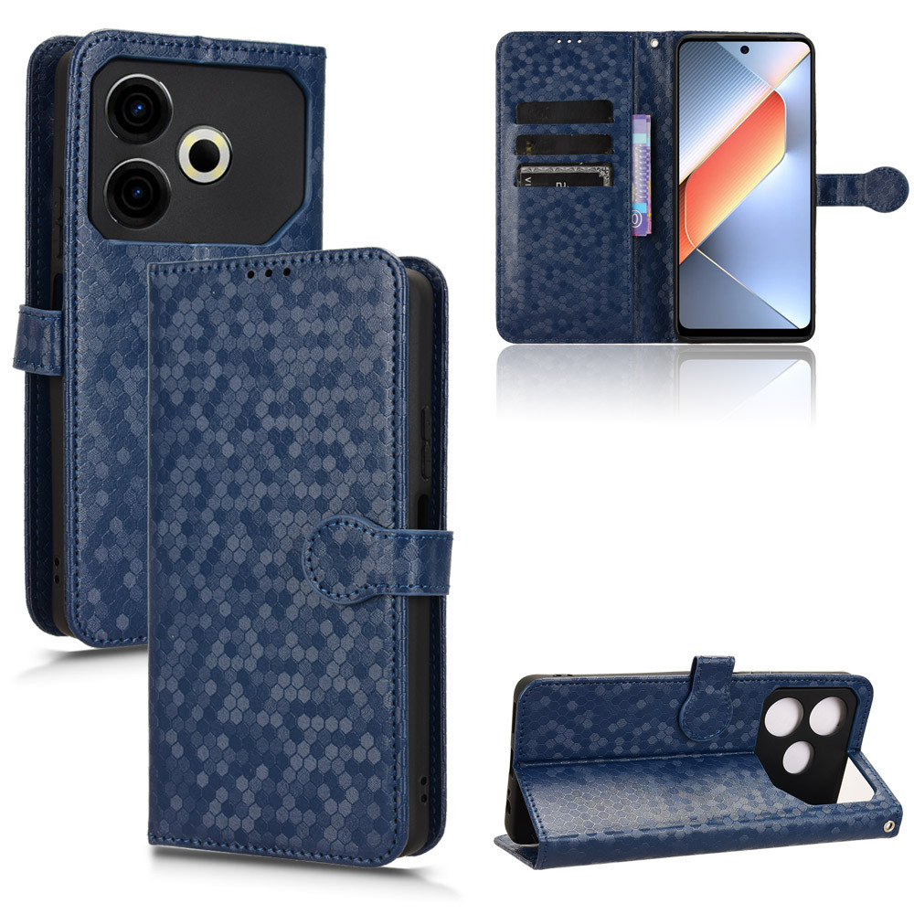 สําหรับ Tecno Pova 6 Neo ปลอกหรูหราหนัง PU Stand Holder Tecno Pova6 Neo กรณีพลิกกระเป๋าสตางค์ป้องกันขาตั้งโทรศัพท์มือถือกรณี