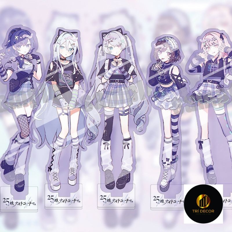 Pjsk 25 สินค้า Asauna Mafuyu อะคริลิค Yoisaki Kanade รูปจอแสดงผลตารางคอลเลกชันตกแต่งห้อง