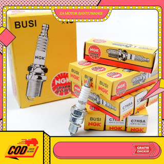 Busi NGK C7HSA - Busi supra x - busi mio karbu c7 - original NGK