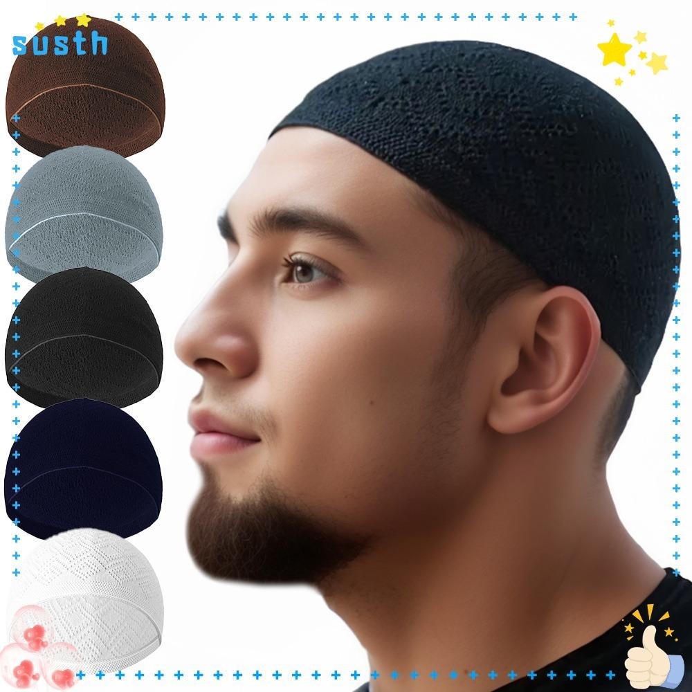 ของพวกเขา ผู้ชายหมวกสวดมนต์,สีทึบระบายอากาศถักหมวกหมวก,คุณภาพตาข่ายชาวยิวอินเดียหมวก