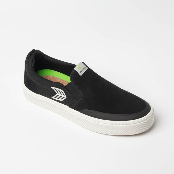 CARIUMA SLIP-ON Skate Pro Black Ivory Mens