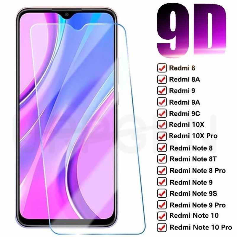 Xiaomi Redmi 9 9A 9C 9T 8 8A 7 7A note 10 9s 7 8 9 Pro K20 Poco M3 X3 NFC 10t Pro 5G xi0vกระจกนิรภัย