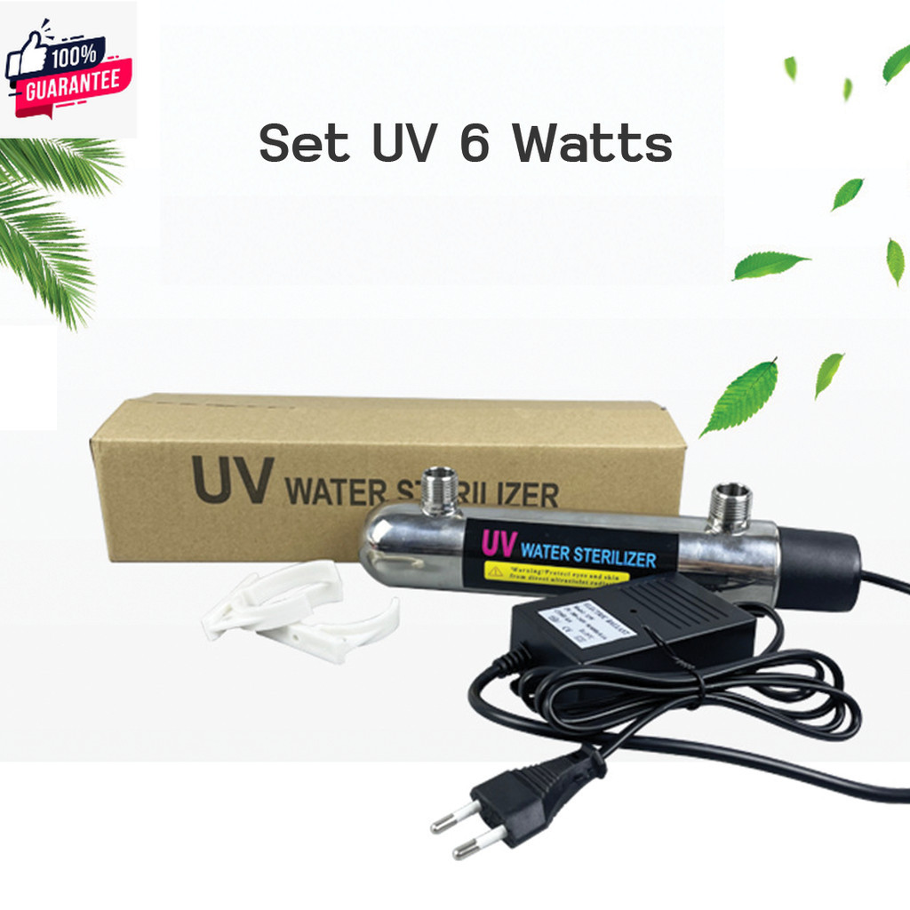 ชุดยูวี Set UV 6 Watts 4/1 พร้อมัลลาสต์ 9WAREE